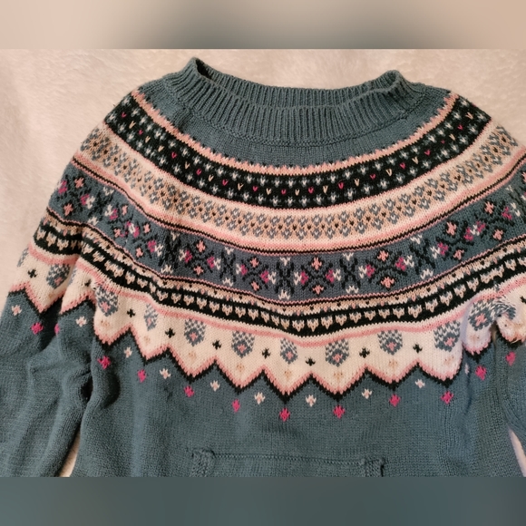 Peek brand girls sweater, S 6/7 with kangaroo pocket - Picture 4 of 4